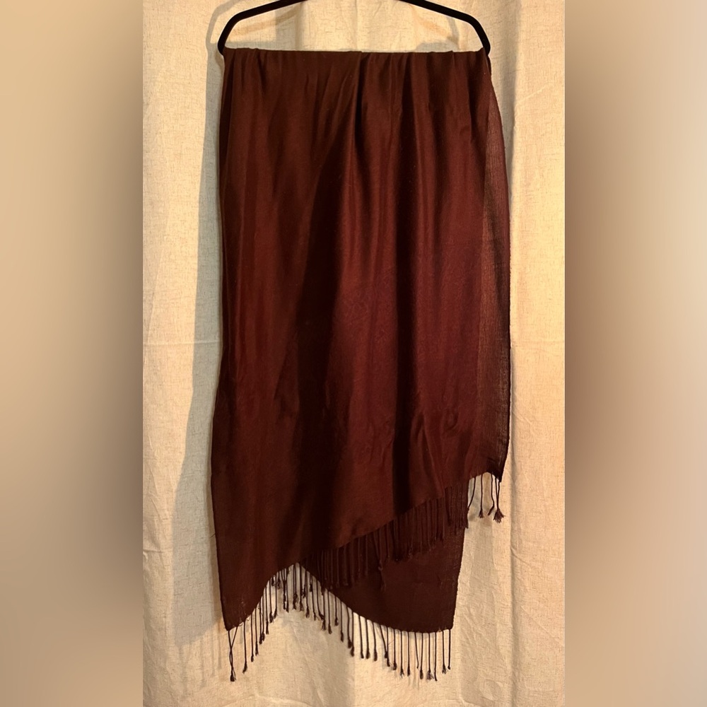 Brown scarf